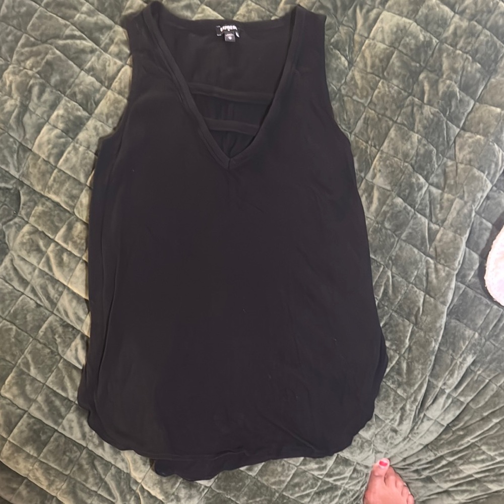Express Black Tank Top Sleeveless Classic